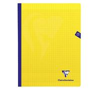 Clairefontaine 349341C Cahier Jaune 24x32 192p Grands Carreaux