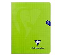 Cahier - 17x22(Cm) - Grands Carreaux - 96 Pages - Couverture En Polypro - Sans Spirale - Clairefontaine - Mimesys