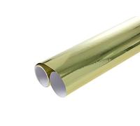 Clairefontaine 354175C - Un Rouleau De Papier Métallisé - 1 face - 2x0,70m - 80g - Couleur : Or - Emballage Cadeau, Emballage Extérieur, DIY, Loisirs Créatifs