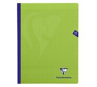 Clairefontaine 359341C Cahier Vert 24x32 192p Grands Carreaux