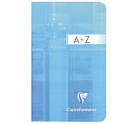 Clairefontaine 3599Cpack Lot de 10 Répertoires Agrafés - 9x14 cm - 96 Pages Petits Carreaux - Papier Blanc 90 g - Couverture Carte Pelliculée - Couleurs Aléatoires