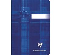 Clairefontaine Carnet agrafé 3642C – 10,5×14,8cm, 96 p. petits carreaux, couleur aléatoire
