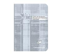 Clairefontaine 3647C - Carnet Vocabulaire Agrafé A6 64p Lignées Marge Rouge