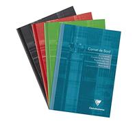 Clairefontaine 3669C - Cahier de Bord Agrafé A5 64p Marges Détachables