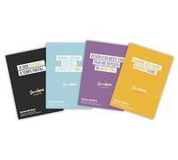 Clairefontaine Cahier de bord agrafé 36899C A5 14,8x21 cm – 40 p. Papier 110 g, marges détachables