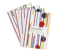 Clairefontaine 36899C Un Cahier de Bord Agrafé - A5 14,8x21 cm - 40 Pages avec Marges Détachables - Papier Blanc 110 g - Couverture Carte Pelliculée - Motif Aléatoire