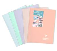 Clairefontaine 376481C Un Cahier à Spirale Koverbook Blush - A4 21x29,7 cm - 160 Pages Grands Carreaux - Papier Blanc 90 g - Couverture Polypro Opaque Couleur Aléatoire