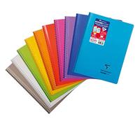 Clairefontaine Cahier à spirale Koverbook 376601C A4 160 p. petits carreaux 90g Couverture polypro