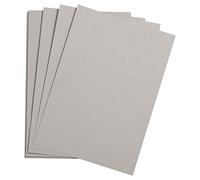 Clairefontaine 37670C Rame Papier Etival Color - 250 Feuilles Papier Dessin à Grain Gris - 50x65 cm 160g - Idéal pour le Dessin et les Activités Créatives