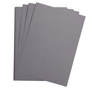 Clairefontaine 37680C Rame Papier Etival Color - 250 Feuilles Papier Dessin à Grain Gris Foncé - 50x65 cm 160g - Idéal pour le Dessin et les Activités Créatives