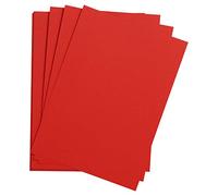 Clairefontaine 37740C Rame Papier Etival Color - 250 Feuilles Papier Dessin à Grain Coquelicot - 50x65 cm 160g - Idéal pour le Dessin et les Activités Créatives