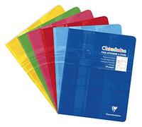 Clairefontaine - Cahiers, Bloc-Notes - Cahier Piqué Bleu 17x22cm 32 Pages Dou...