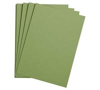 Clairefontaine 37960C Rame Papier Etival Color - 250 Feuilles Papier Dessin à Grain Vert Pomme - 50x65 cm 160g - Idéal pour le Dessin et les Activités Créatives