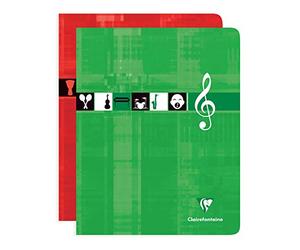 Clairefontaine - 3797C - 1 cahier musique & chant - 17 x 22 - 56 pages séyès