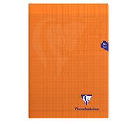 Cahier - A4 (21x29,7cm) - Grands Carreaux - 96 Pages - Couverture En Polypro - Sans Spirale - Clairefontaine - Mimesys