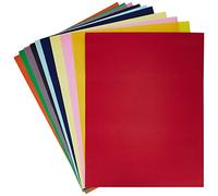 Clairefontaine 384099C - Rouleau de 10 feuilles de Papier Affiche Peinte 90g/m² - Format 60x80cm - Découpage, Ecriture, Collage - Loisirs Créatifs Adultes et Enfants - Coloris Assortis