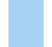 Clairefontaine Papier affiche peint 384527C – 25 feuilles 60x80 cm 90 g/m² Bleu ciel