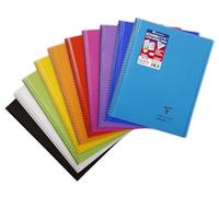 Clairefontaine Cahier à spirale Koverbook 386601C 24×32 cm 160 p. Petits carreaux avec marge 90 g