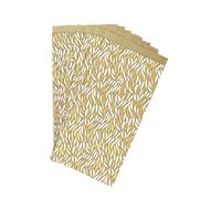 CLAIREFONTAINE 394115C - Sachet 50 pochettes Kraft 12x24+4,5cm - Vagues