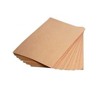 Clairefontaine 396007C Paquet Papier Kraft - 25 Feuilles Kraft Vergé Brun A1 59,4x84 cm 90g - Double Face pour le Croquis et le Dessin
