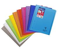 Clairefontaine Cahier à spirale Koverbook 396401C A4+ 160 pages détachables grands carreaux 90 g