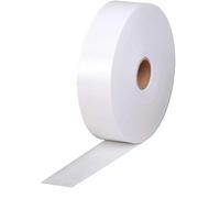 Clairefontaine 396803C Rouleau Kraft Gommé - Ruban Papier Kraft Blanc Adhésif - 4 cm x 200 m - Ø 30 mm - Utile pour l'Encadrement en Aquarelle ou en Cartonnage