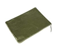 Clairefontaine 400027C - Pochette Plate Universelle Cuirisé 23x32cm en Véritable Cuir d'Agneau, Vert