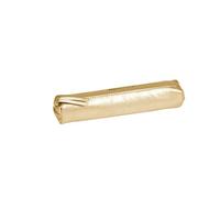 Clairefontaine - 400086C - Une Petite Trousse Slim Cuirisé 4x2,5x19,5 cm en Véritable Cuir, Or