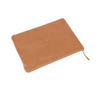Clairefontaine 410008C - Pochette Plate Universelle 23x32 cm en Véritable Cuir d'Agneau, Naturel
