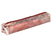 Clairefontaine 410067C Petite Trousse en Cuir Rouge brillant 19,5x2,5 cm