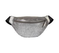 Clairefontaine 410204C - Sac Banane en Cuir Kleopathra Argent 30x16,2 cm