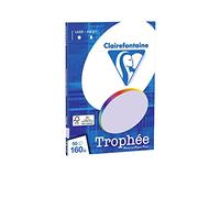Clairefontaine Lilas A4 Papier couleur 160 g/m² (50 feuilles)