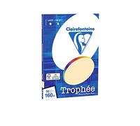 Clairefontaine Chamois A4 Papier couleur 160 g/m² (50 feuilles)