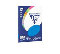 Clairefontaine bleu Caraïbes A4 Papier couleur 160 g/m² (50 feuilles)