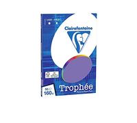 Clairefontaine 4166C Trophée - Mini ReSMA de papier, 50 feuilles, couleur : violet