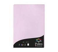 Clairefontaine 4252C - Étui de 50 Feuilles - Format A4 (21x29,7cm) - 120g/m² - Coloris Lilas - Papier d'Invitation Evènements et Correspondance - Gamme Pollen - Papier Premium Lisse