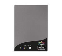 Clairefontaine Papier premium lisse 4283C A4 120g/m² Gris Acier Gamme Pollen - Étui 50 feuilles