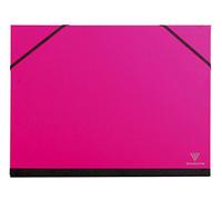 Clairefontaine 44806C - Un carton à dessin fermeture élastiques 28x38 cm, Fuchsia