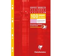 Clairefontaine 4743C - Étui Copies Doubles Roses A4 100p GC 90g