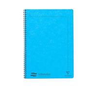 Clairefontaine 482/1148Z Un Cahier à Spirale Notemakers Europa Turquoise - A4 21x29,7 cm - 120 Pages Détachables Lignées - Papier Blanc 90 g - Couverture Carte Lustrée