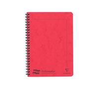 Clairefontaine 4858Z Un Cahier à Spirale Notemakers Europa Rouge - A5 14,8x21 cm - 120 Pages Détachables Lignées - Papier Blanc 90 g - Couverture Carte Lustrée