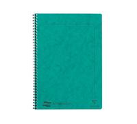 Clairefontaine 4863Z Un Cahier à Spirale Notemakers Europa Vert - A4 21x29,7 cm - 120 Pages Détachables Lignées - Papier Blanc 90 g - Couverture Carte Lustrée