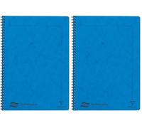 Clairefontaine 4865Z Un Cahier à Spirale Notemakers Europa Bleu - A4 21x29,7 cm - 120 Pages Détachables Lignées - Papier Blanc 90 g - Couverture Carte Lustrée (Lot de 2)