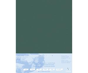 Clairefontaine 496009C Contrecollé Papier Pastelmat - 5 Feuilles Contrecollées Carte Spéciale pour Pastels Secs - 50x70 cm 360g 1,8 mm - Anthracite