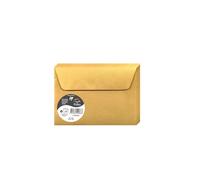 Clairefontaine Enveloppes auto-adhésives 50086C C6 11,4x16,2 cm 120 g/m² Or Gamme Pollen Paquet 20