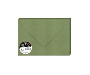 Clairefontaine 5072C Paquet 20 Grandes Enveloppes 16,2x22,9cm Vert sauge