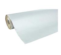 Clairefontaine 507576C - Une Bobine De Papier Kraft Recyclé Unicolor Argent - Dimensions : 50x0,70m - 60g - Couleur : Argent - Papier Recyclé, Idéal Pour Les Emballages Cadeaux, DIY, Décoration
