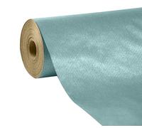 Clairefontaine 507578C - Un Rouleau de Papier Cadeau Grande longueur - Papier Kraft Brun 60g - Motifs : Kraft unicolor Turquoise,- Dimensions : 50x0,70m - Papier cadeau Noël, anniversaire, fêtes