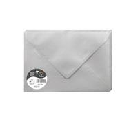 Clairefontaine Enveloppes C5 51190C Pollen – Paquet de 20 gommées 120 g/m² Argent (16,2×22,9 cm)