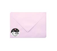 Clairefontaine 51302C - Paquet de 20 Enveloppes Gommées - Format C5 (16,2x22,9cm) - 120g/m² - Coloris Rose Dragée - Invitation Evènements et Correspondance - Gamme Pollen - Papier Premium Lisse